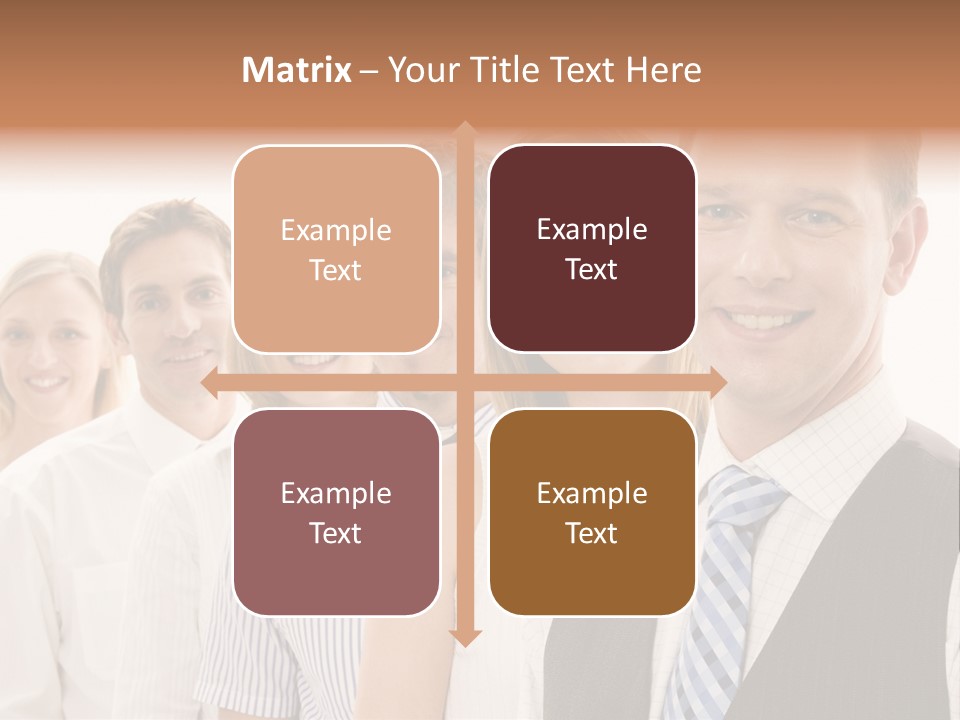 Team Corporate Businessmen PowerPoint Template