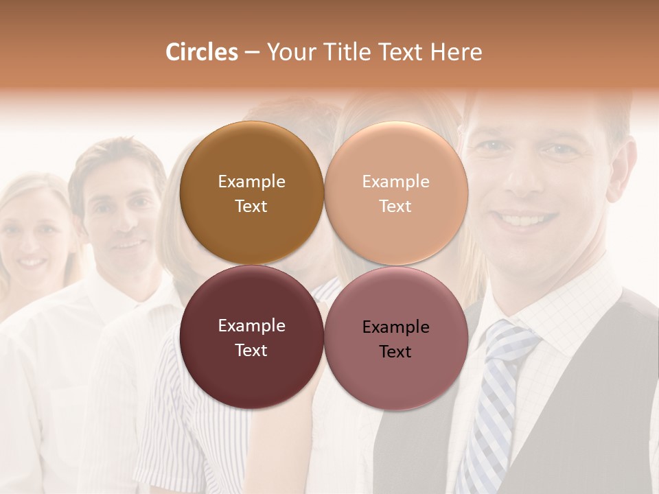 Team Corporate Businessmen PowerPoint Template