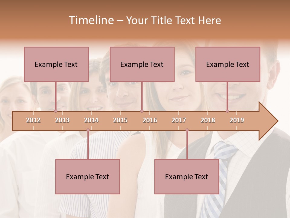 Team Corporate Businessmen PowerPoint Template