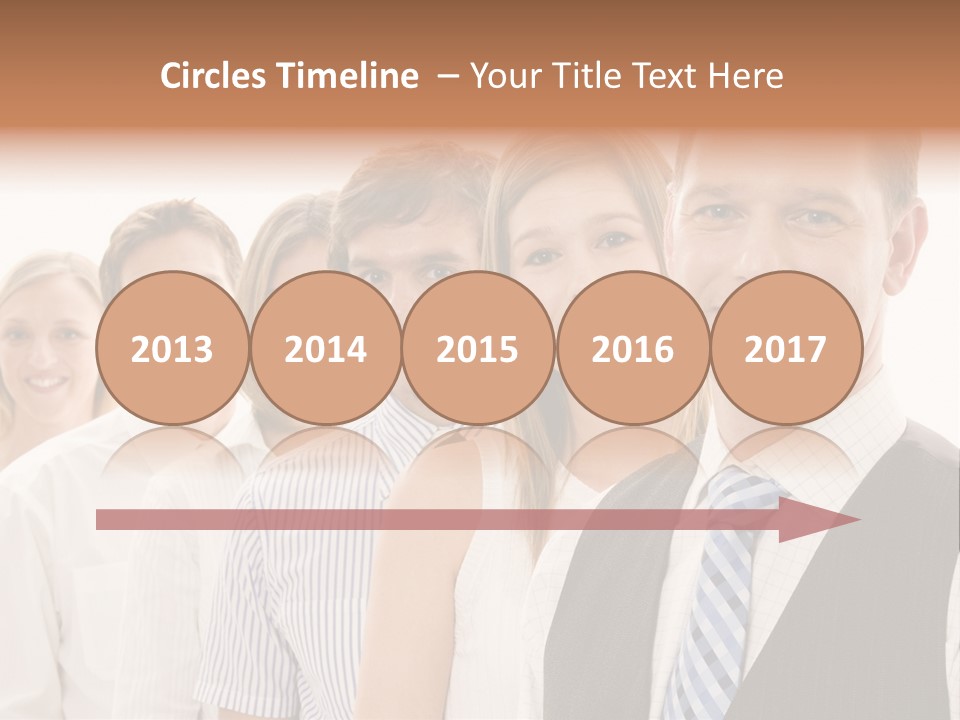 Team Corporate Businessmen PowerPoint Template