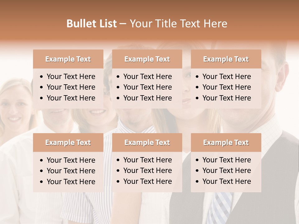 Team Corporate Businessmen PowerPoint Template