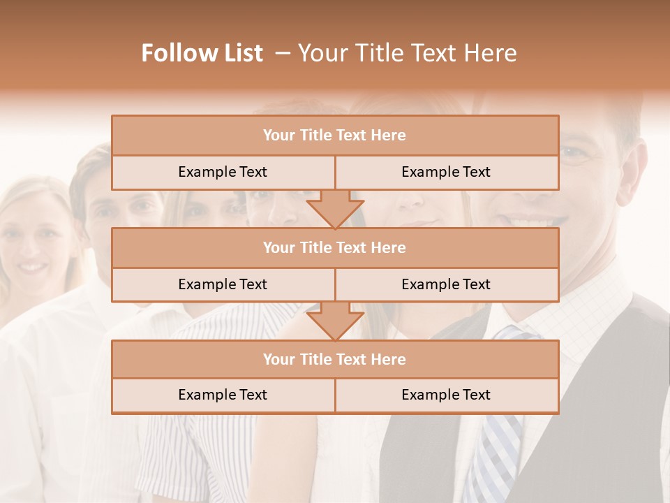 Team Corporate Businessmen PowerPoint Template