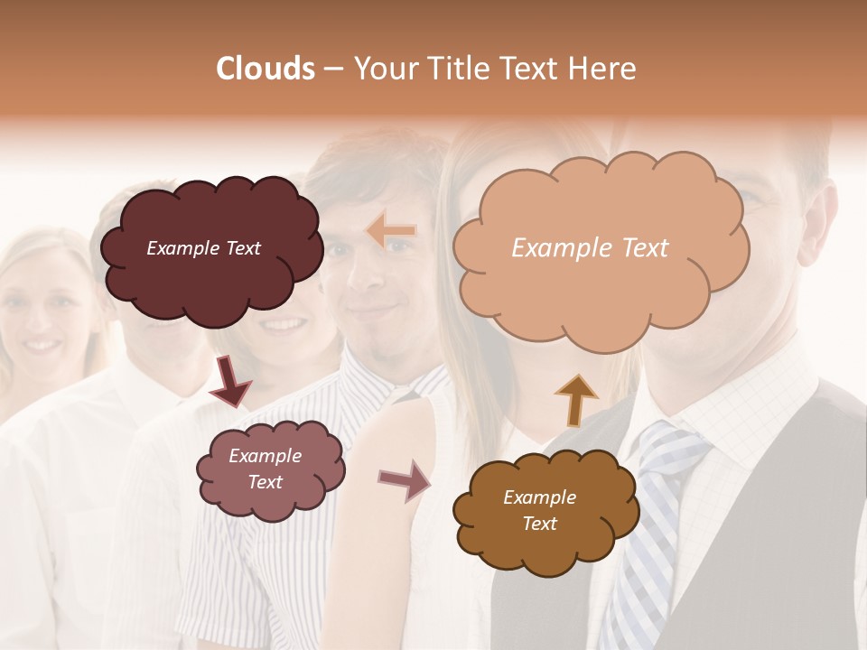 Team Corporate Businessmen PowerPoint Template