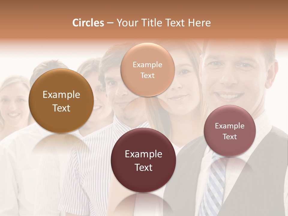 Team Corporate Businessmen PowerPoint Template