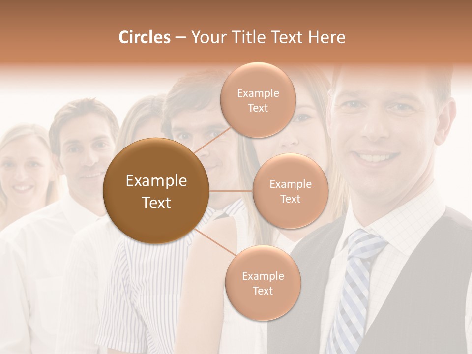 Team Corporate Businessmen PowerPoint Template