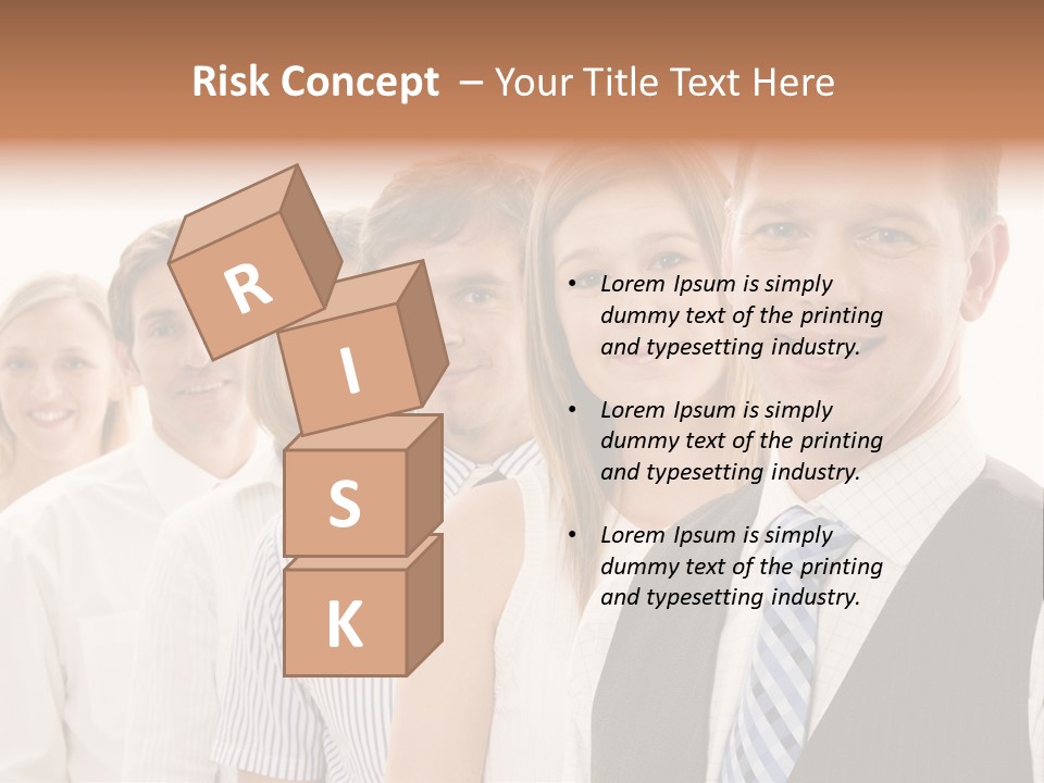 Team Corporate Businessmen PowerPoint Template