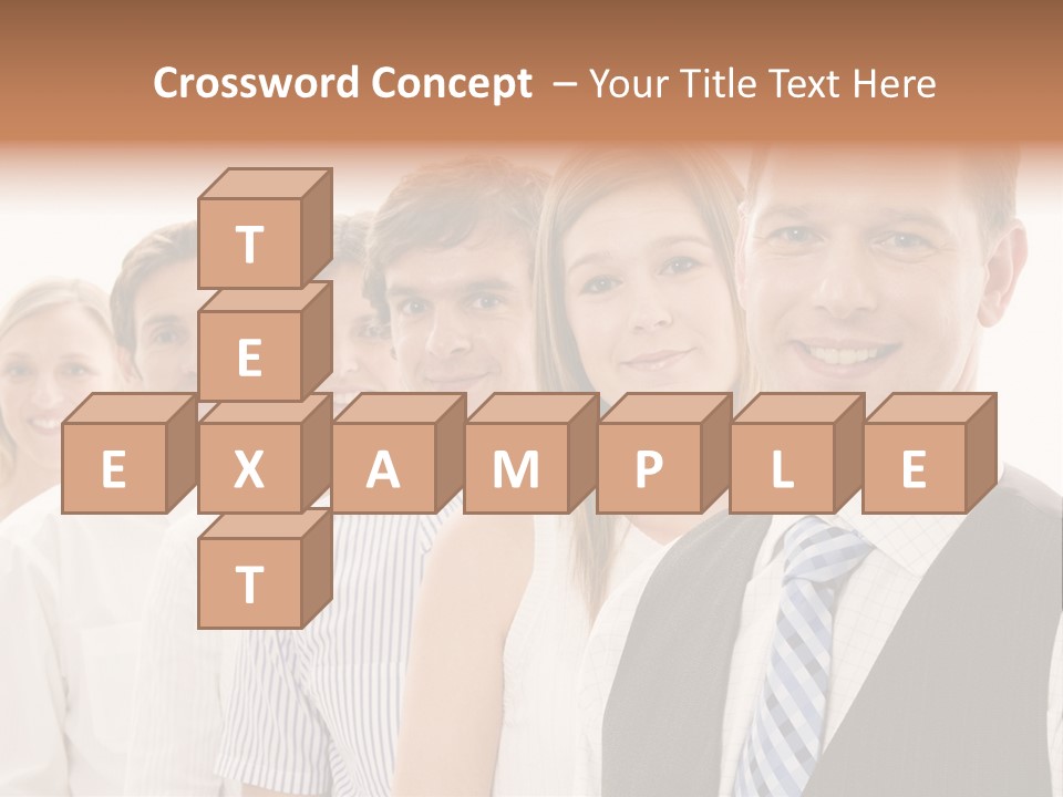 Team Corporate Businessmen PowerPoint Template