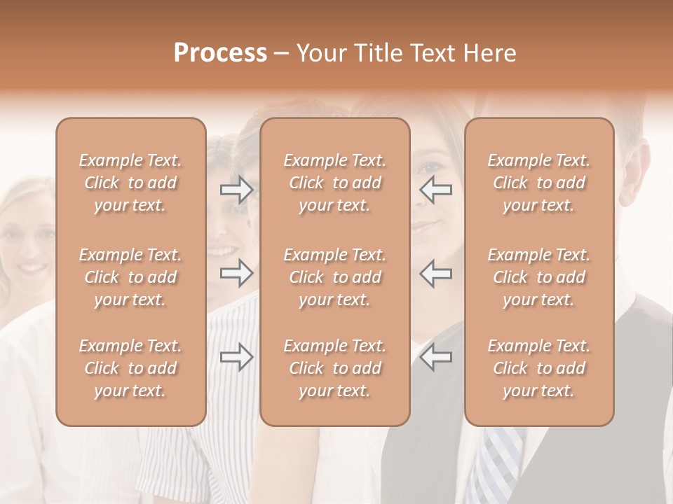Team Corporate Businessmen PowerPoint Template