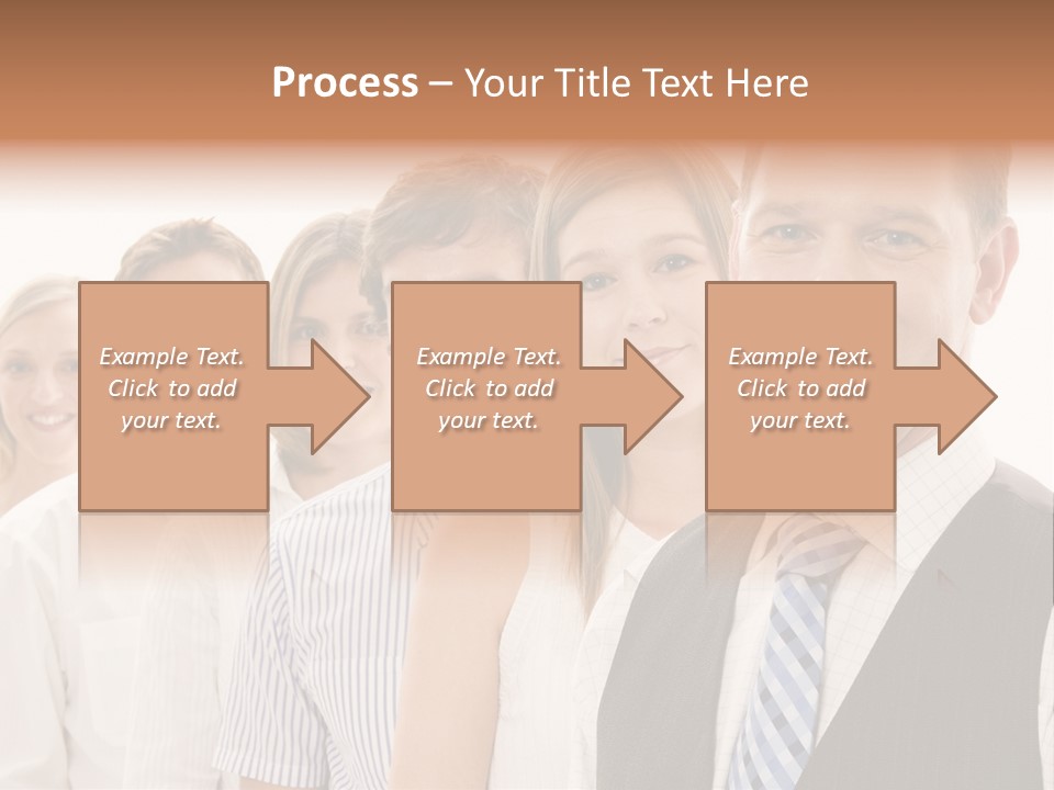 Team Corporate Businessmen PowerPoint Template