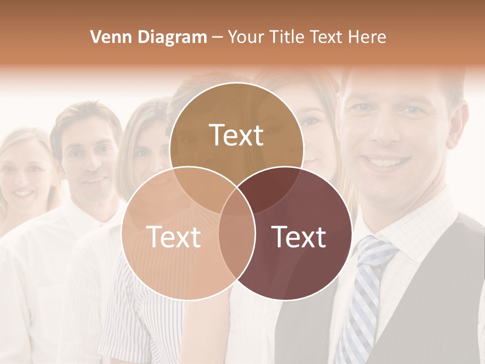 Team Corporate Businessmen PowerPoint Template