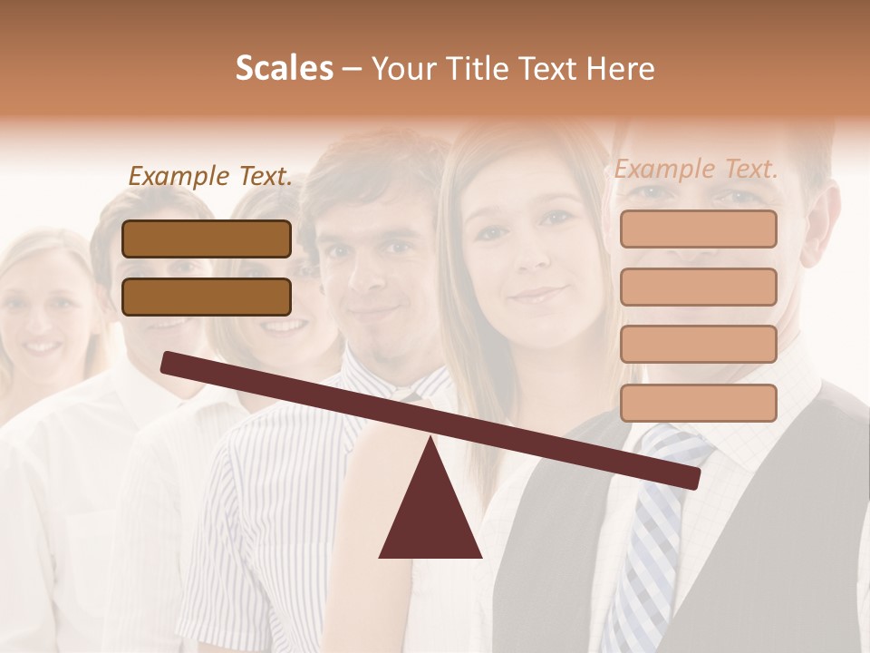 Team Corporate Businessmen PowerPoint Template