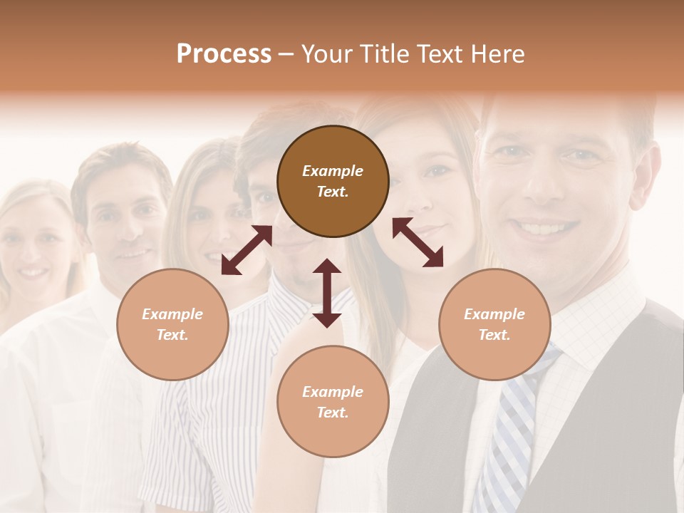 Team Corporate Businessmen PowerPoint Template