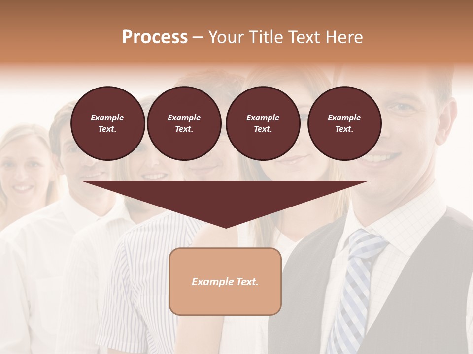 Team Corporate Businessmen PowerPoint Template
