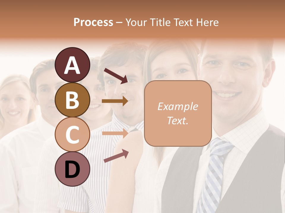 Team Corporate Businessmen PowerPoint Template