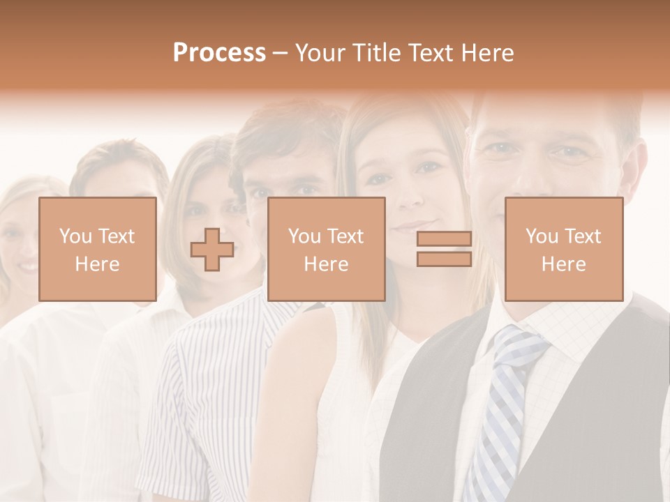 Team Corporate Businessmen PowerPoint Template