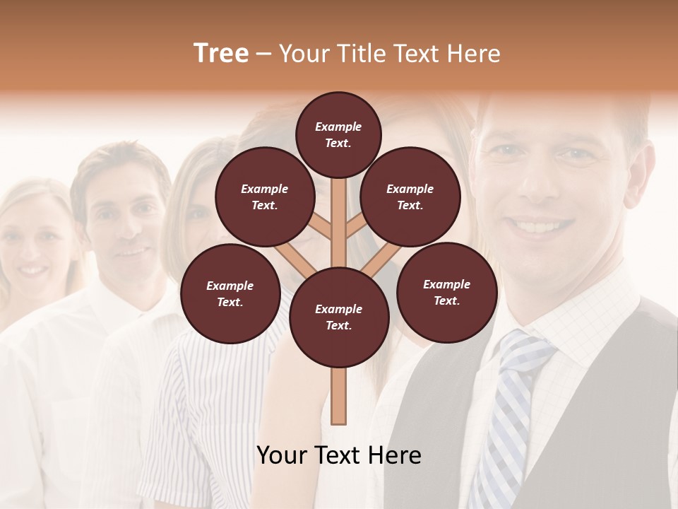 Team Corporate Businessmen PowerPoint Template