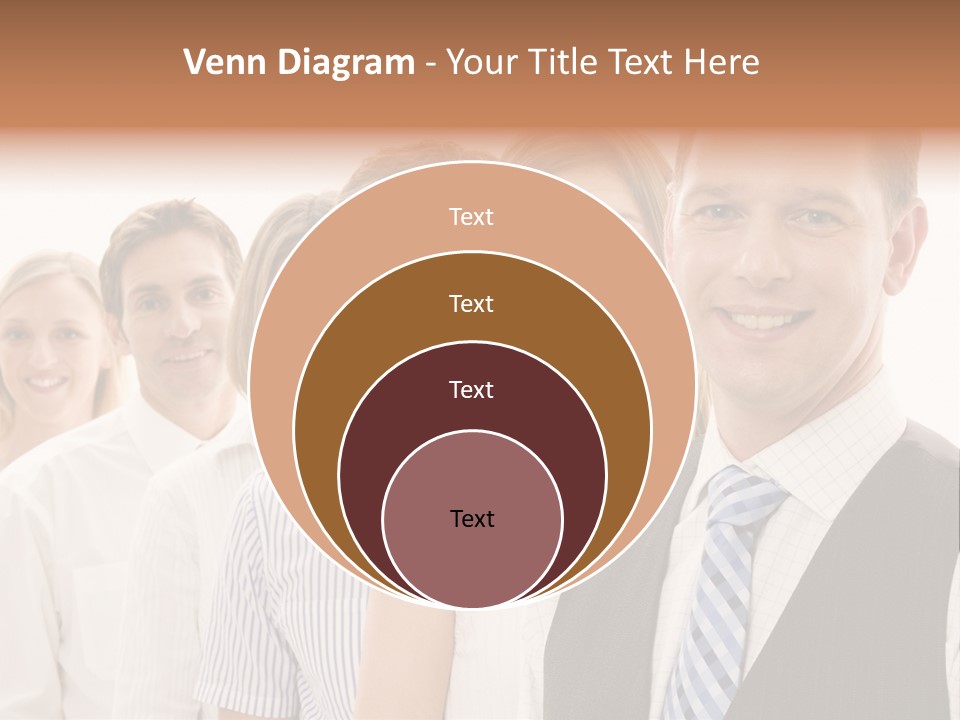 Team Corporate Businessmen PowerPoint Template