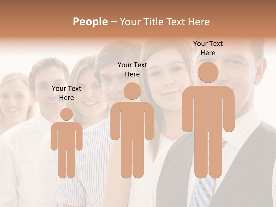 Team Corporate Businessmen PowerPoint Template