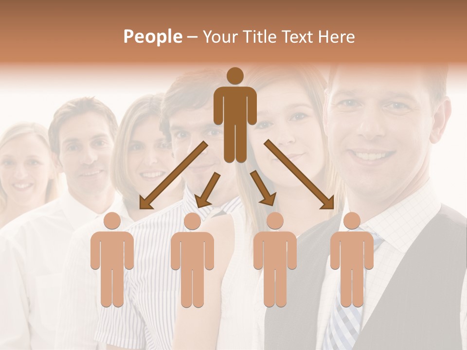 Team Corporate Businessmen PowerPoint Template