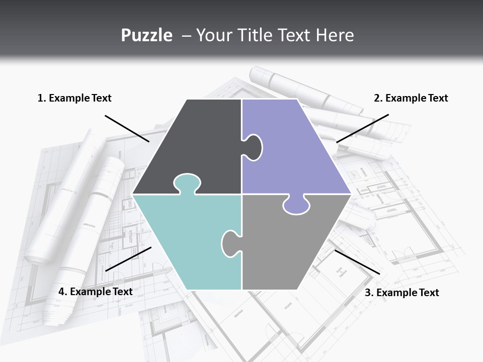 Domicile Drawing Architecture PowerPoint Template
