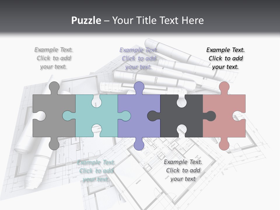 Domicile Drawing Architecture PowerPoint Template