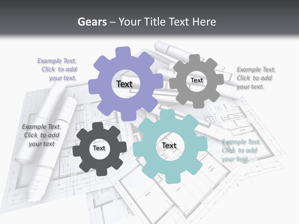 Domicile Drawing Architecture PowerPoint Template