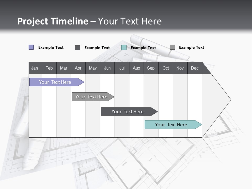 Domicile Drawing Architecture PowerPoint Template