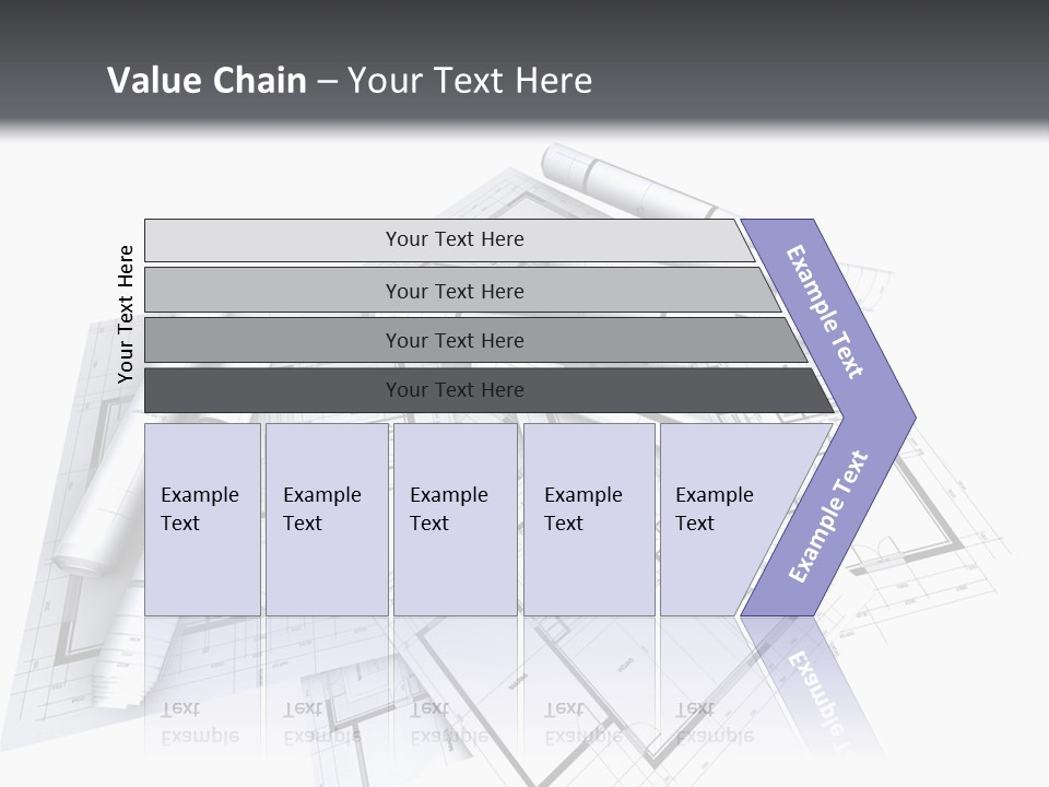 Domicile Drawing Architecture PowerPoint Template