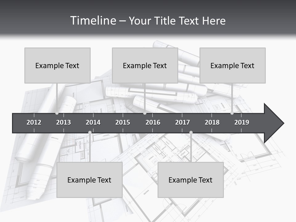 Domicile Drawing Architecture PowerPoint Template