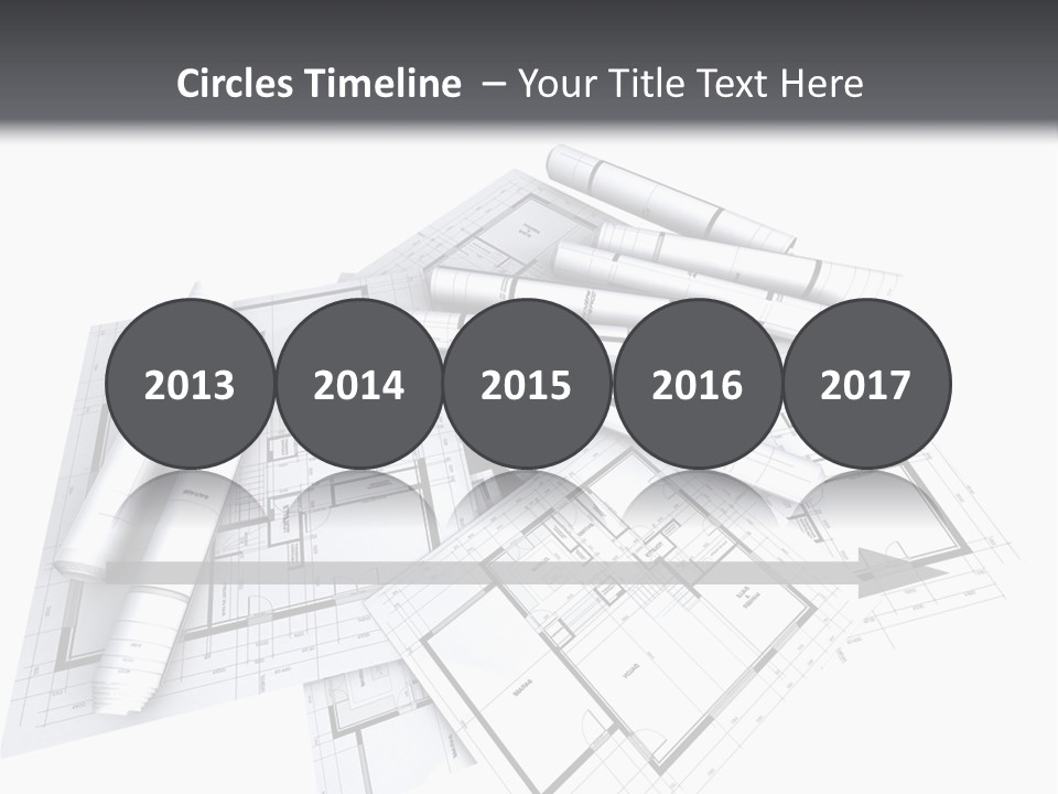 Domicile Drawing Architecture PowerPoint Template
