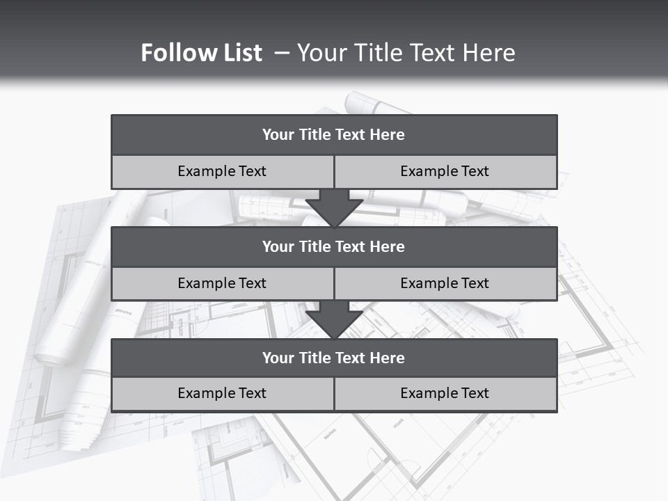 Domicile Drawing Architecture PowerPoint Template