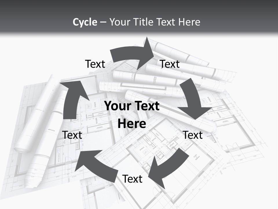 Domicile Drawing Architecture PowerPoint Template