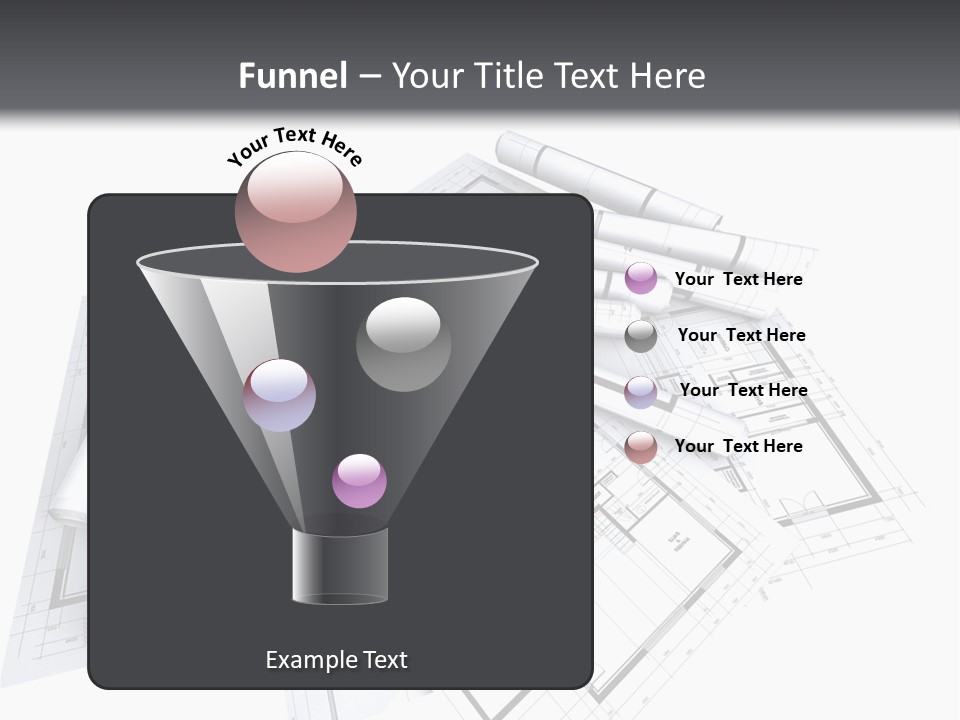 Domicile Drawing Architecture PowerPoint Template