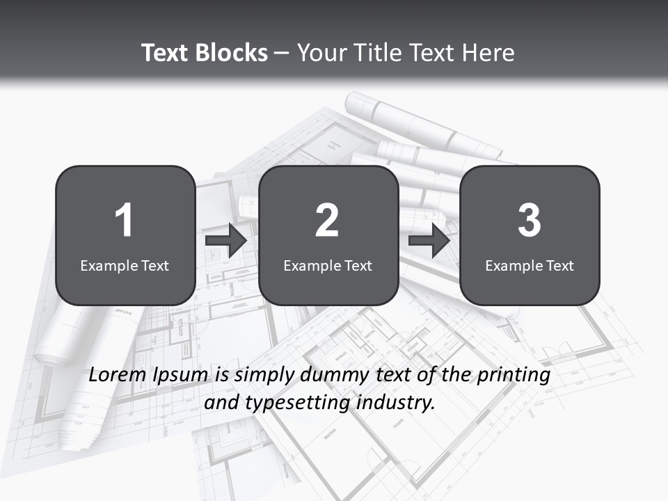 Domicile Drawing Architecture PowerPoint Template