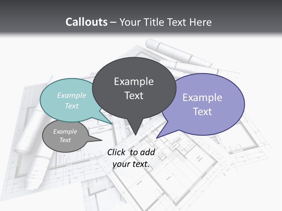 Domicile Drawing Architecture PowerPoint Template
