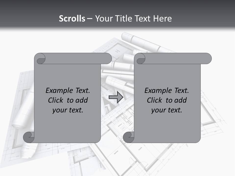 Domicile Drawing Architecture PowerPoint Template