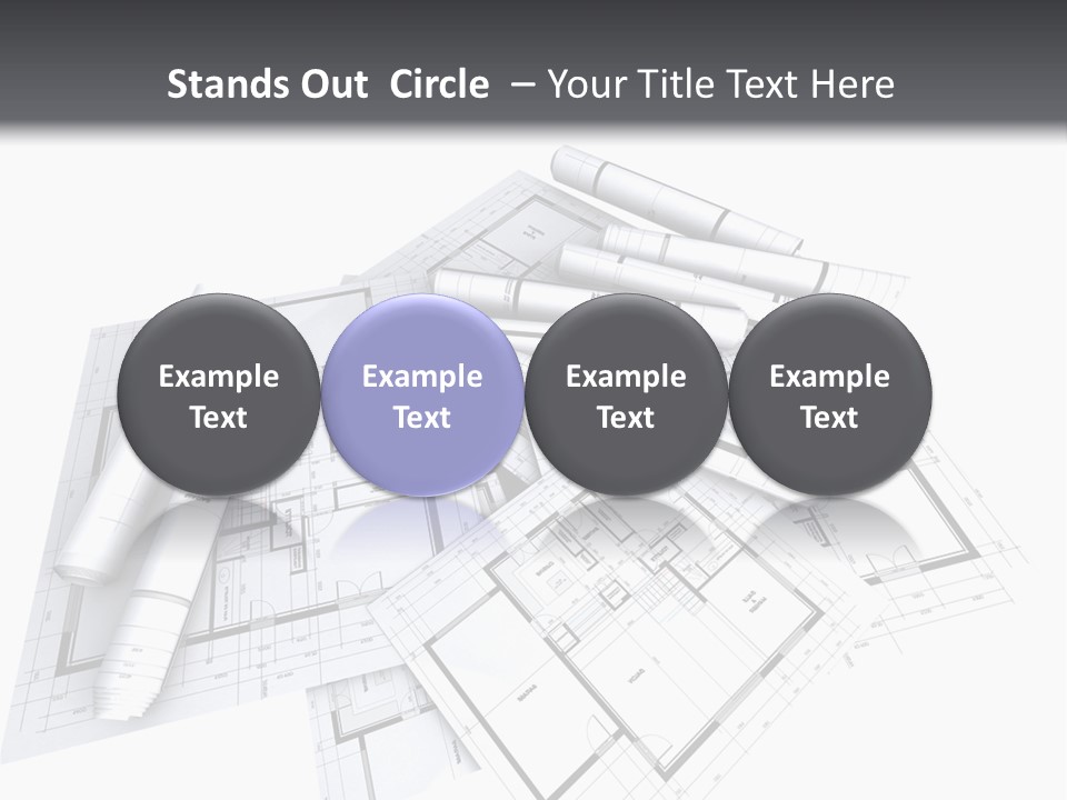Domicile Drawing Architecture PowerPoint Template