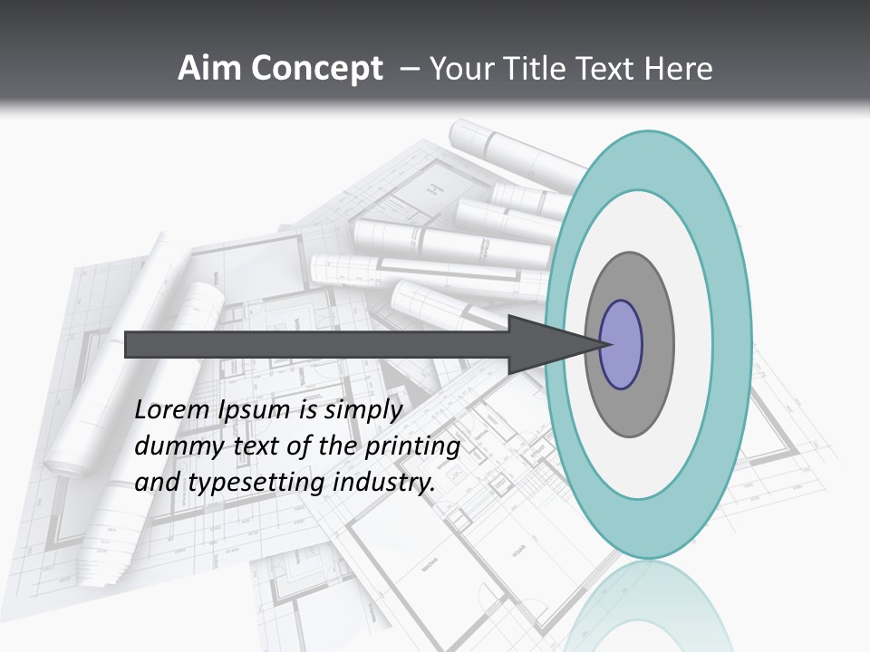 Domicile Drawing Architecture PowerPoint Template