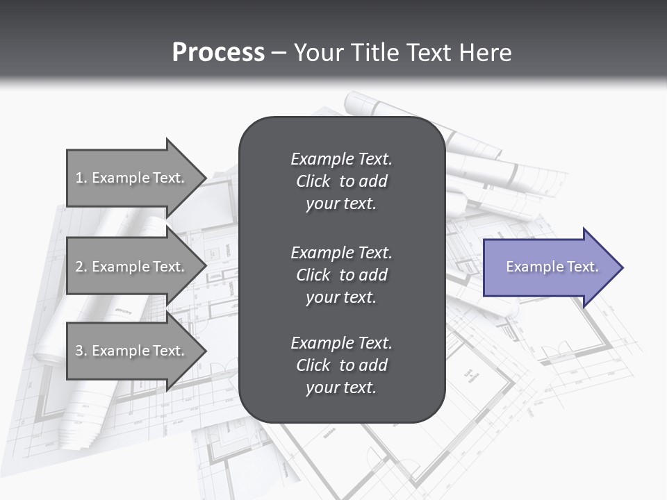 Domicile Drawing Architecture PowerPoint Template