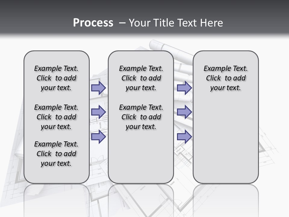 Domicile Drawing Architecture PowerPoint Template