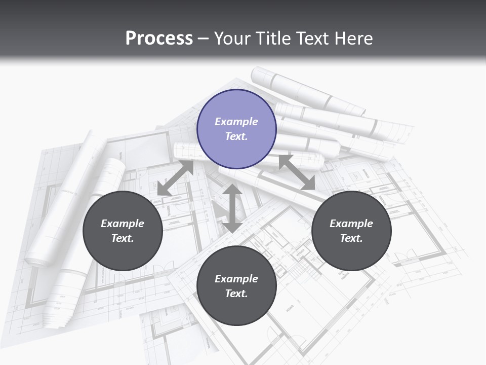 Domicile Drawing Architecture PowerPoint Template