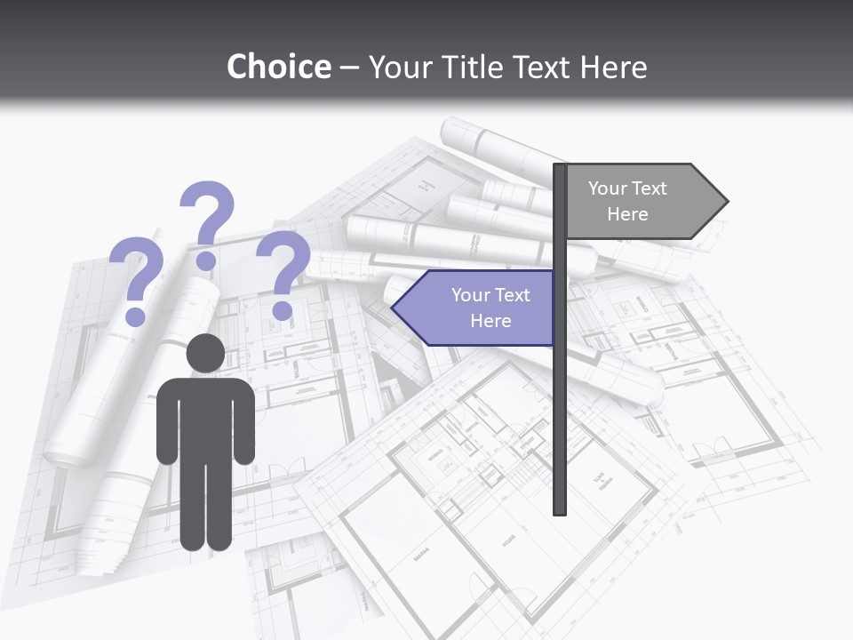 Domicile Drawing Architecture PowerPoint Template