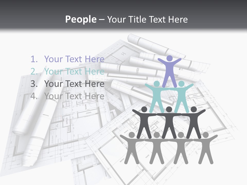Domicile Drawing Architecture PowerPoint Template