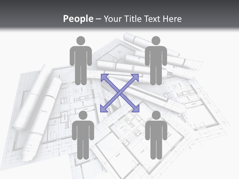 Domicile Drawing Architecture PowerPoint Template