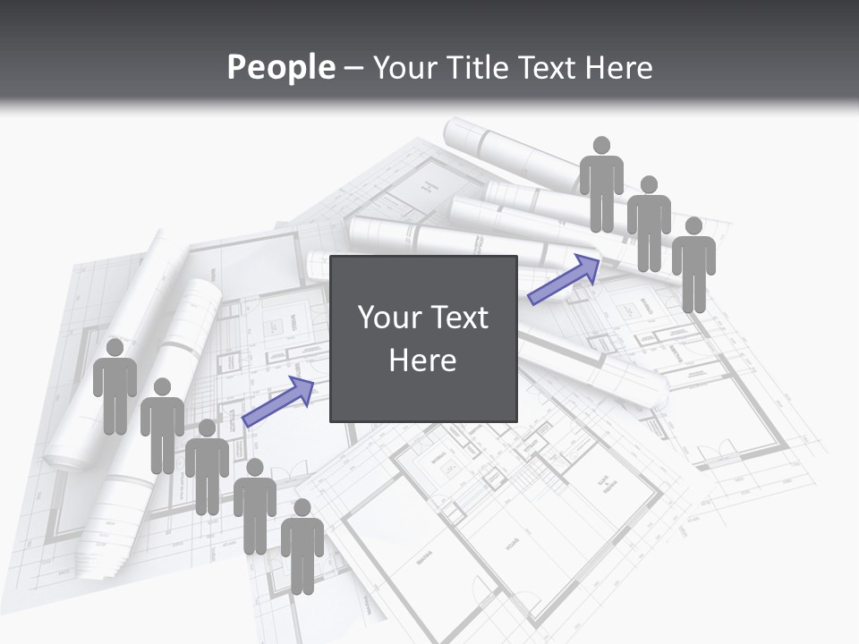 Domicile Drawing Architecture PowerPoint Template