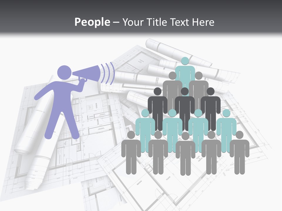 Domicile Drawing Architecture PowerPoint Template