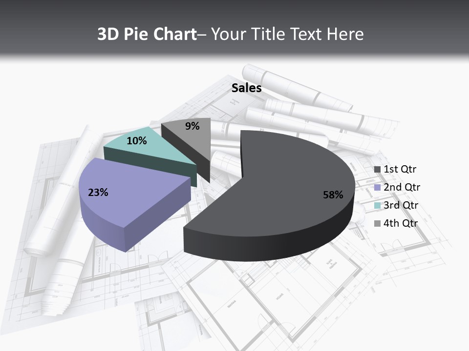 Domicile Drawing Architecture PowerPoint Template