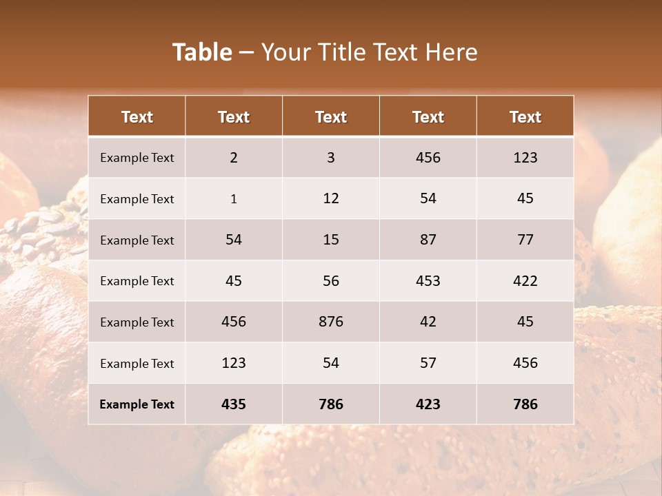Baked Fresh Bakery PowerPoint Template