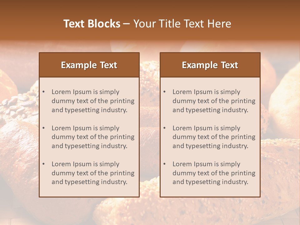 Baked Fresh Bakery PowerPoint Template