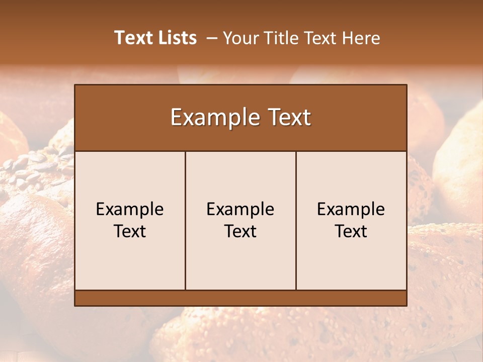 Baked Fresh Bakery PowerPoint Template